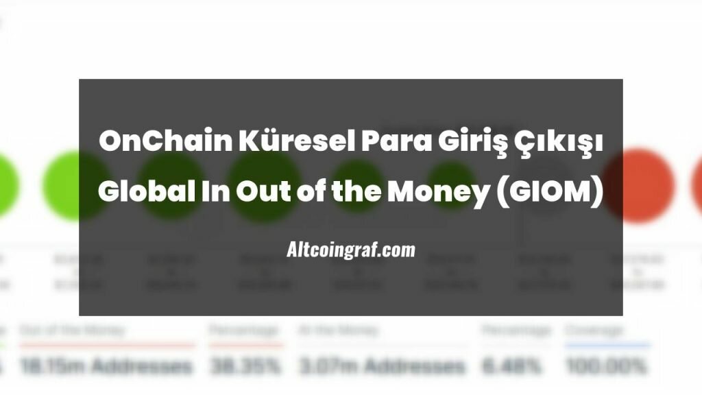 Global In Out of the Money (GIOM), OnChain Küresel Para Giriş Çıkışı